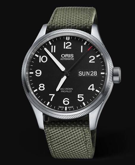 Review Oris Aviation Big Crown Propilot Big Day Date 45MM Replica Watch 01 752 7698 4164-07 5 22 14FC